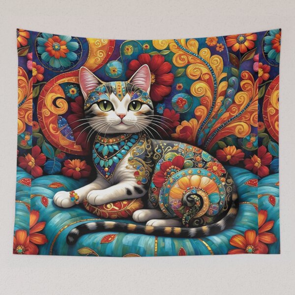 Item preview, Whimsical Whiskers designed and sold by Beyond The Canvas.