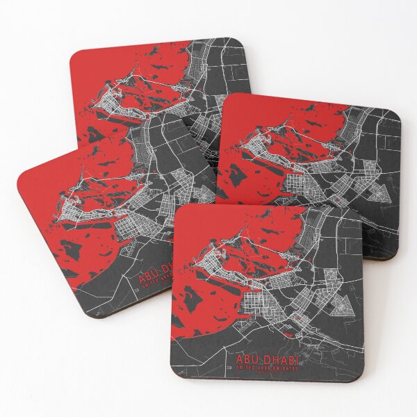 Item preview, Abu Dhabi City Map of the UAE - Oriental designed and sold by deMAP.