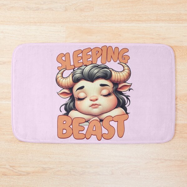 Item preview, Female Minotaur Sleeping With Exaggerated Features designed and sold by Aise06.