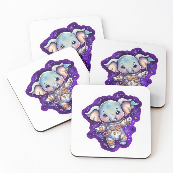 Item preview, Galaxy Drift Elephant Aestetic, Trendy,Reloaded, Viral Drop 2025 designed and sold by Imaginarium of Chaos falcon88 .