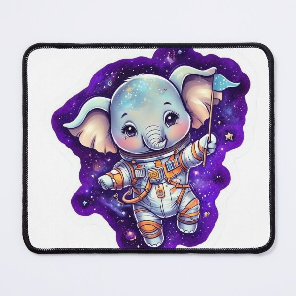 Item preview, Galaxy Drift Elephant Aestetic, Trendy,Reloaded, Viral Drop 2025 designed and sold by Imaginarium of Chaos falcon88 .