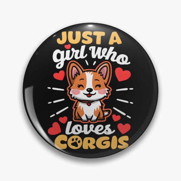 Item preview, Just a Girl Who Loves Corgis Kawaii Cute Corgi Dogs Lovers designed and sold by ViktoonShirts.