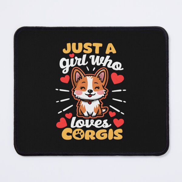 Item preview, Just a Girl Who Loves Corgis Kawaii Cute Corgi Dogs Lovers designed and sold by ViktoonShirts.
