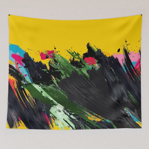 Item preview, Chaotic Harmony: Abstract Brushstroke Burst designed and sold by Bearded Jester Designs.