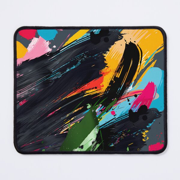 Item preview, Chaotic Harmony: Abstract Brushstroke Burst designed and sold by Bearded Jester Designs.