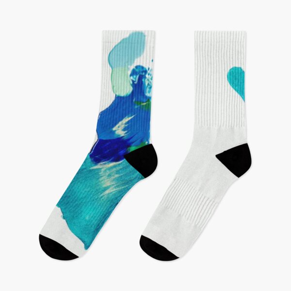 Item preview, Strokes and blots of paint on white background designed and sold by MTShoppingLine.