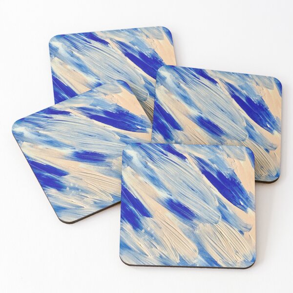 Item preview, Abstract background, blue strokes of paint designed and sold by MTShoppingLine.