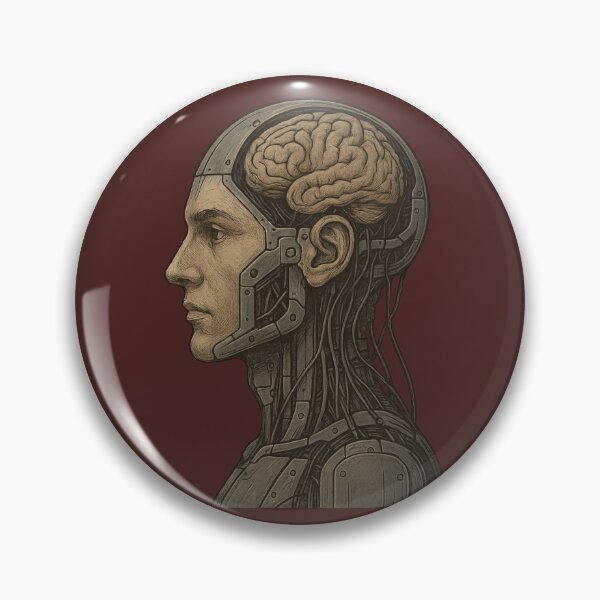 Item preview, transhumanism designed and sold by MindfluxStudio.