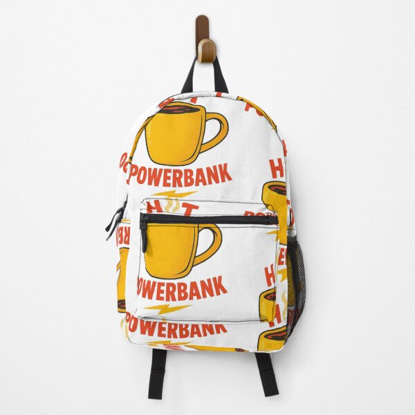 Item preview, Hot Powerbank – Funny Retro Coffee Mug Design designed and sold by Asbiell.
