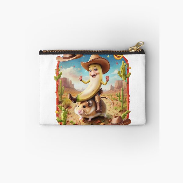 Item preview, Cowboy Banana & Hamster Rodeo Aestetic, Trendy,Reloaded, Viral Drop 2025 designed and sold by Imaginarium of Chaos falcon88 .