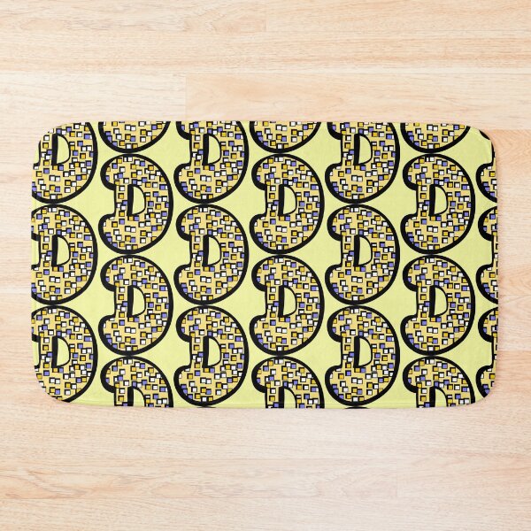 Item preview, Letter D with character in yellow designed and sold by kulkaban.
