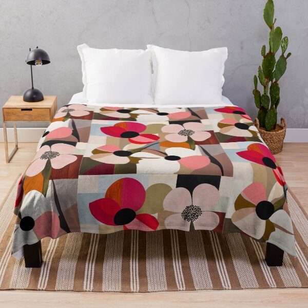 Item preview, Mid century modern flowers designed and sold by MendaciousMina.