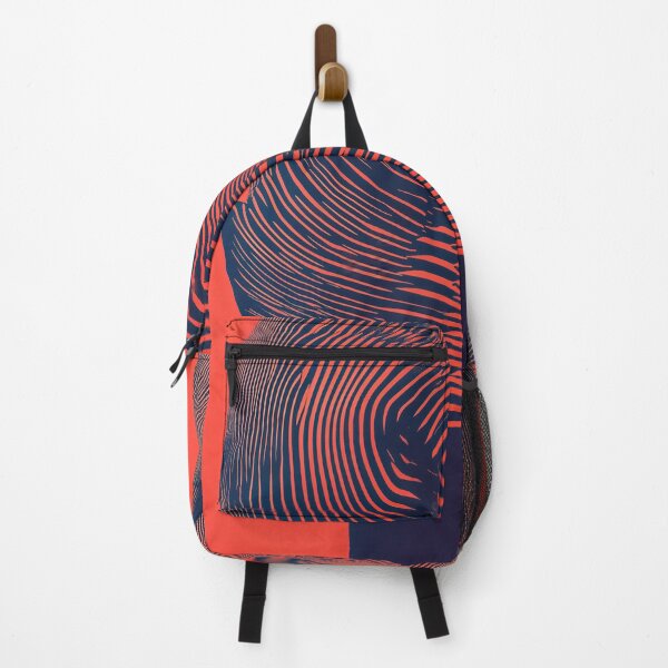 Item preview, Surreal Abstract Line Art Head on Red Background designed and sold by Retrocranio.