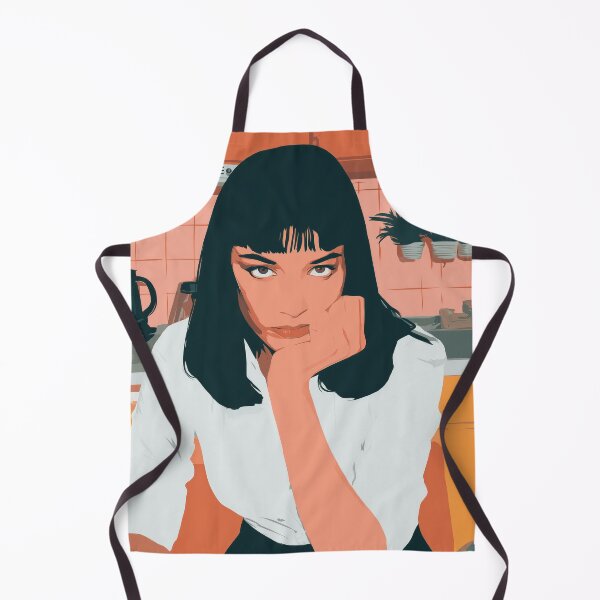 Item preview, Mia Wallace Vibes – Tarantino Style Pop Art Portrait designed and sold by Retrocranio.