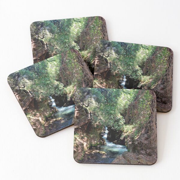 Item preview, Hidden Waterfall in Lush Forest Canyon designed and sold by MyWittyThings.