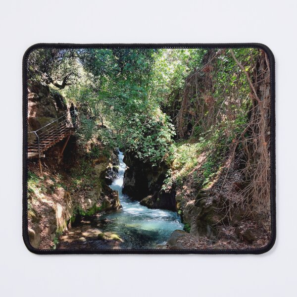 Item preview, Hidden Waterfall in Lush Forest Canyon designed and sold by MyWittyThings.