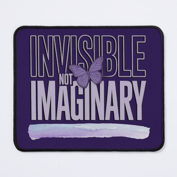 Item preview, Chronic Illness Invisible Not Imaginary Motivational Quote designed and sold by tamdevo1.