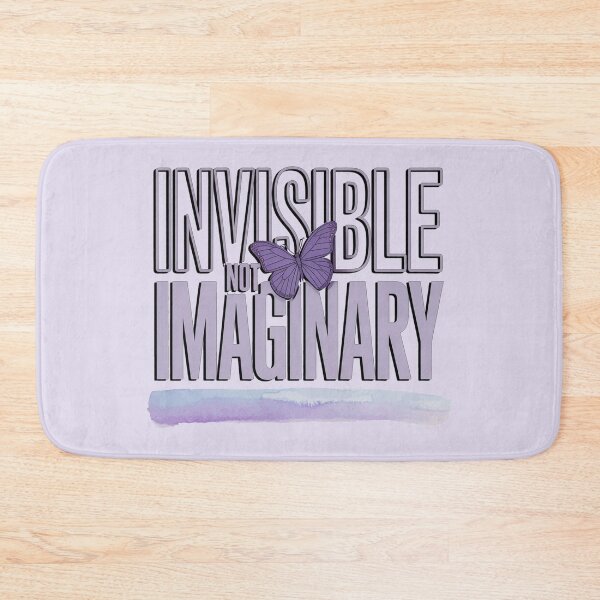 Item preview, Chronic Illness Invisible Not Imaginary Motivational Quote designed and sold by tamdevo1.