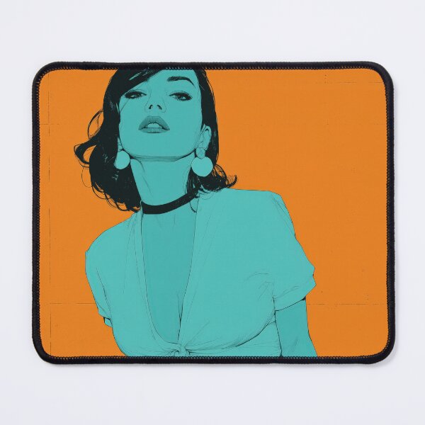Item preview, Neo-Noir Pin-Up Girl – Retro Pop Cocktail Vibes designed and sold by Retrocranio.