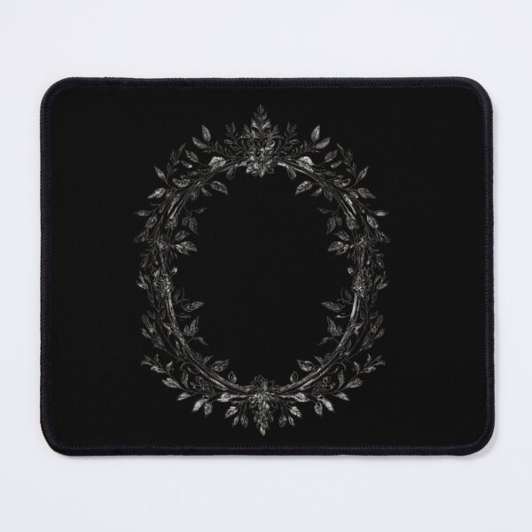 Item preview, Oval floral frame designed and sold by MendaciousMina.