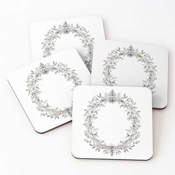 Item preview, Oval floral frame designed and sold by MendaciousMina.