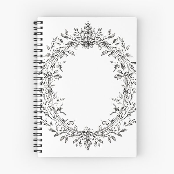Item preview, Oval floral frame designed and sold by MendaciousMina.