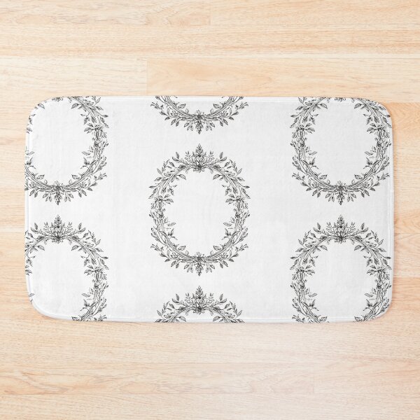 Item preview, Oval floral frame designed and sold by MendaciousMina.