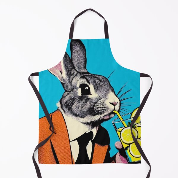 Item preview, cute bunny lemonade drinking designed and sold by Dogandesighn.