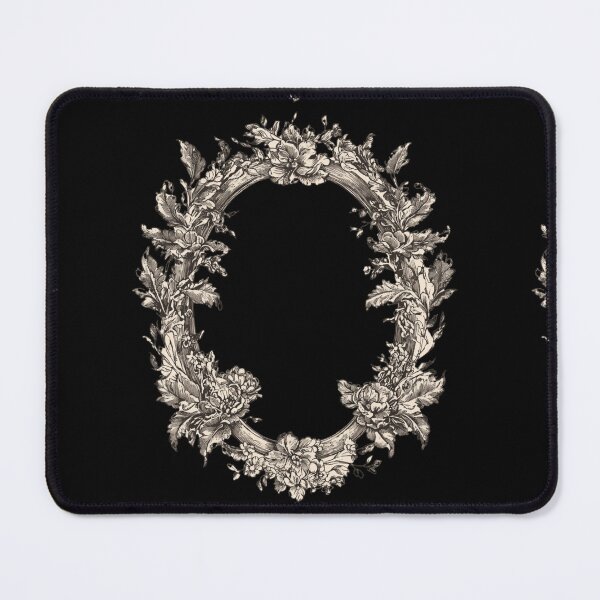 Item preview, Oval floral frame designed and sold by MendaciousMina.
