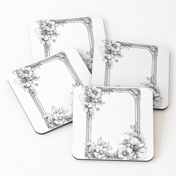 Item preview, Floral frame designed and sold by MendaciousMina.