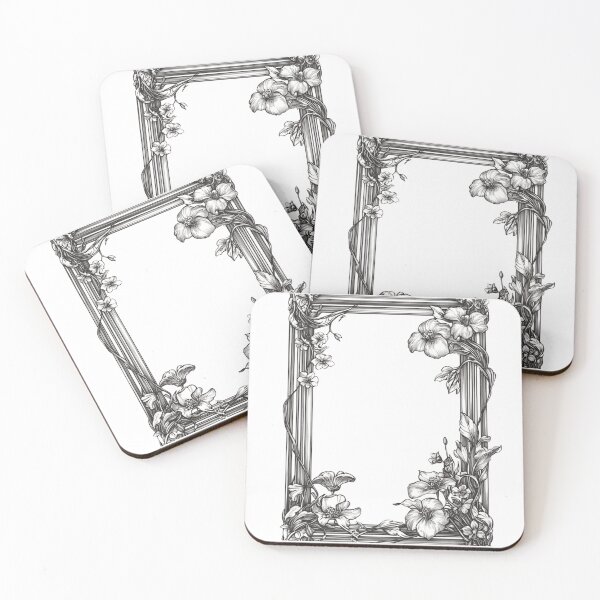 Item preview, Floral frame designed and sold by MendaciousMina.