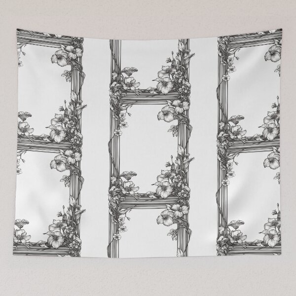 Item preview, Floral frame designed and sold by MendaciousMina.