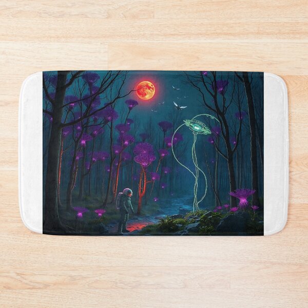 Item preview, Alien jungle on exoplanet Kepler-186f designed and sold by Zazeyy.