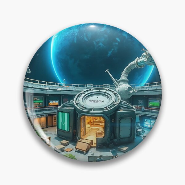 Item preview, Space station in the asteroid belt, 2070 designed and sold by Zazeyy.