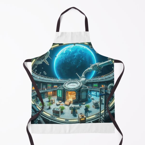 Item preview, Space station in the asteroid belt, 2070 designed and sold by Zazeyy.