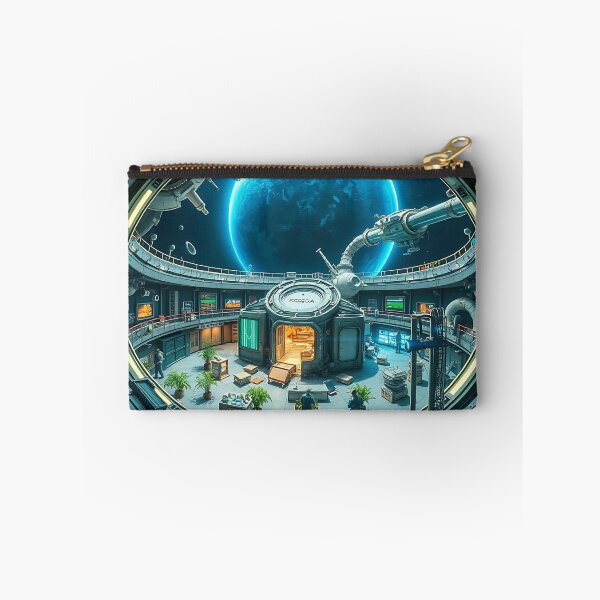 Item preview, Space station in the asteroid belt, 2070 designed and sold by Zazeyy.