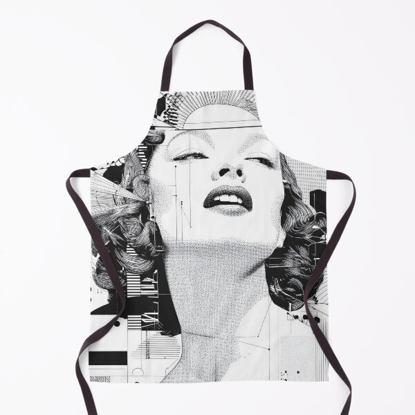 Item preview, Cyber-Noir Diva – Glitched Marilyn-Inspired Futuristic Portrait designed and sold by Retrocranio.