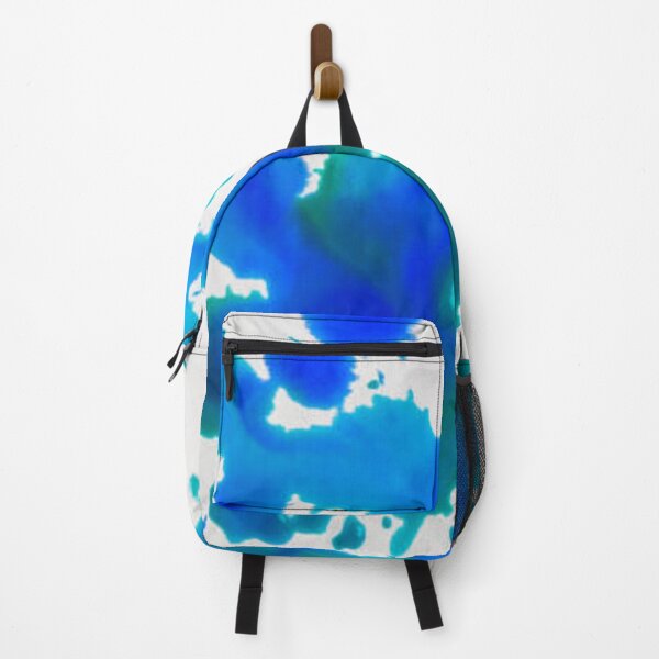 Artikelvorschau, Paint Splatter Aquarell Hintergrund Kunst Textur - Blau, Grün und Weiß entworfen und verkauft von MTShoppingLine.