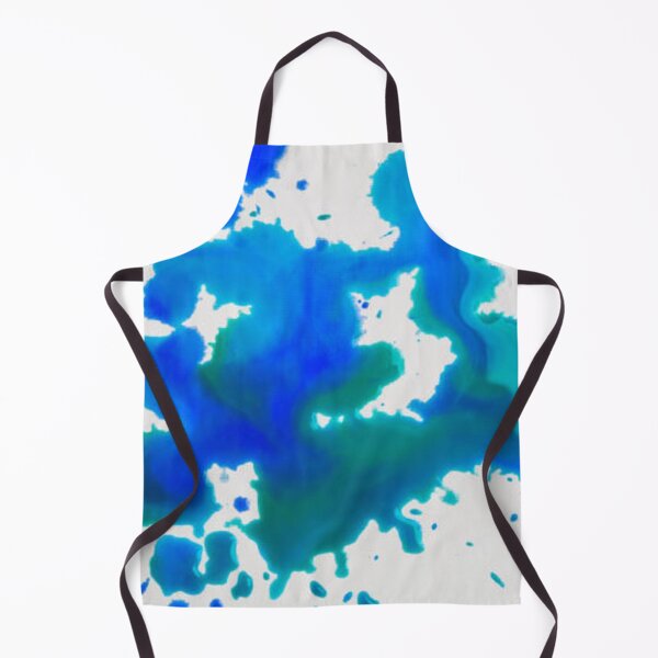 Item preview, Paint Splatter watercolor Background Art Texture - Blue, green and white designed and sold by MTShoppingLine.