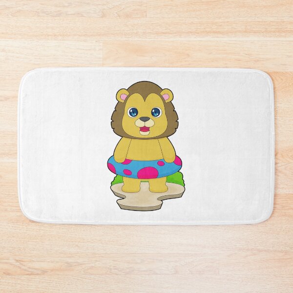 Item preview, Lion Swimming Lifebuoy designed and sold by Snabdesign84.