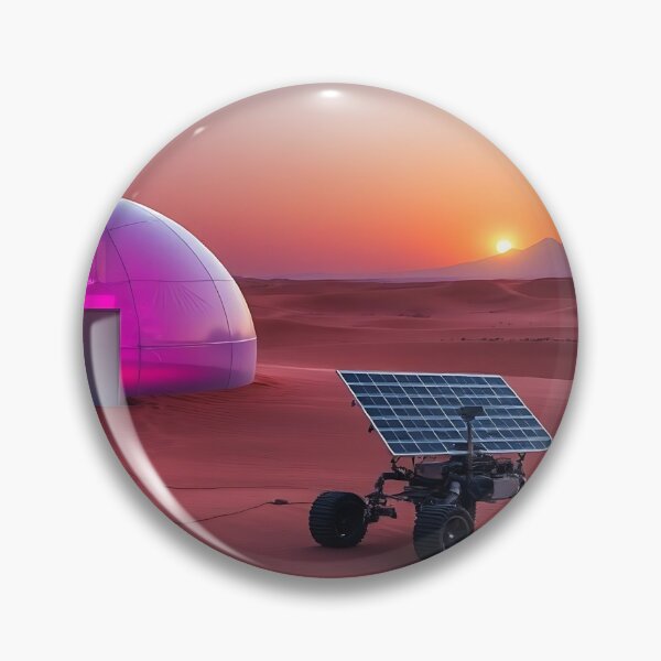 Item preview, First Mars colony, 2100 - Duststorm at Dawn designed and sold by Zazeyy.