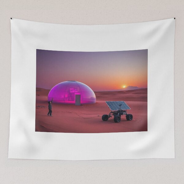 Item preview, First Mars colony, 2100 - Duststorm at Dawn designed and sold by Zazeyy.