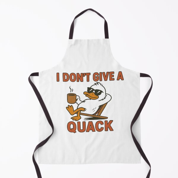 Item preview, I Don’t Give a Quack | Sarcastic Duck Retro Humor Tee designed and sold by Radgraphic.