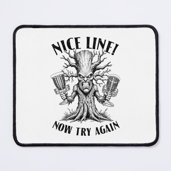 Item preview, Funny Disc Golf Basket Guardian Tree Nice Line Try Again designed and sold by GrandeDuc.