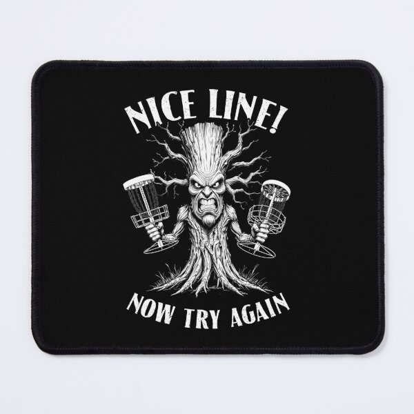 Item preview, Funny Disc Golf Basket Guardian Tree Nice Line Try Again designed and sold by GrandeDuc.