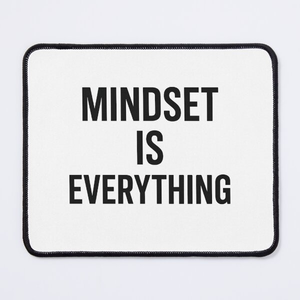 Item preview, Mindset Is Everything | Bold Minimalist Motivational Typography Design designed and sold by Radgraphic.