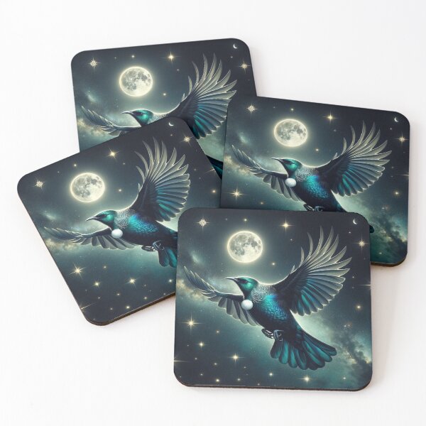 Item preview, Starry Night - Bird in Flight designed and sold by Ruru Digital .