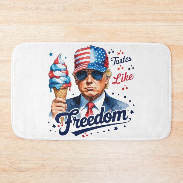 Item preview, Patriotic President Trump Ice Cream - Funy USA Design designed and sold by Frame of Mind .