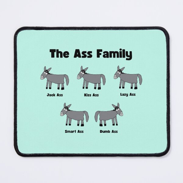 Item preview, The Ass Family Donkey by Everything Eli designed and sold by EverythingEli.