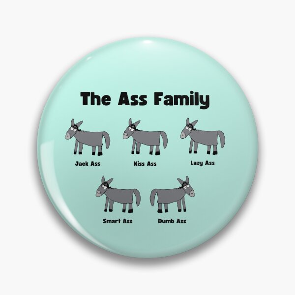 Item preview, The Ass Family Donkey by Everything Eli designed and sold by EverythingEli.
